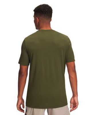 Polera manga corta de entrenamiento para hombre Vanish Seamless verde Under Armour