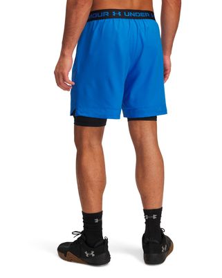 Short de entrenamiento para hombre Vanish Woven 2-in-1 Azul Under Armour
