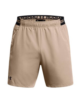 Short de entrenamiento para hombre Vanish Woven 6" cafe Under Armour
