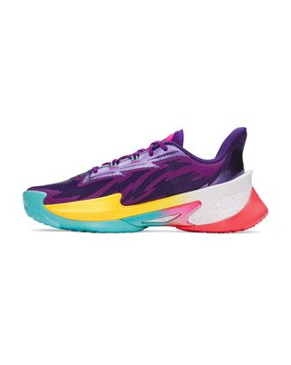 Zapatilla Basketball Unisex Curry Series 7 morado Under Armour