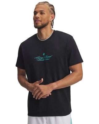 Polera manga corta Basketball para Hombre Curry Tour Negro Under Armour