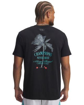 Polera manga corta Basketball para Hombre Curry Tour Negro Under Armour