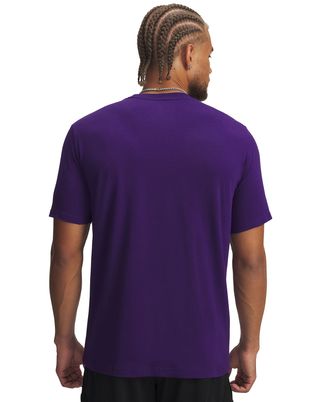 Polera manga corta Basketball para Hombre Curry Tour Morada Under Armour