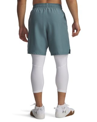 Short de entrenamiento para para hombre Tech Woven Wordmark Azul Under Armour