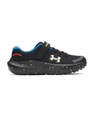 Zapatilla Running Niño Surge 4 AC Negro Under Armour