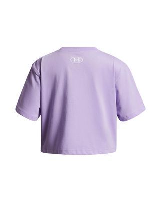 Polera manga corta Lifestyle para niña Rival rosado Under Armour