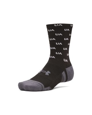 Calcetines de entrenamiento Unisex Performance Tech 3-Pack Crew negro Under Armour