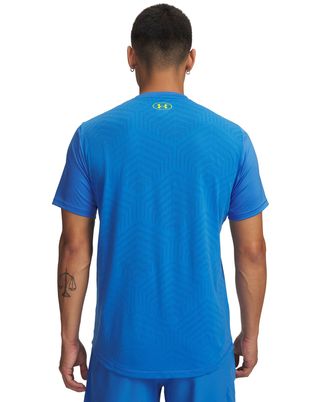 Polera manga corta Football para Hombre Challenger Pro Azul Under Armour