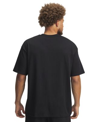 Polera manga corta Basketball para Hombre Curry Heavyweight Oversize Negro Under Armour