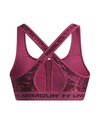 Peto de Entrenamiento para Mujer Crossback mid Rojo Under Armour