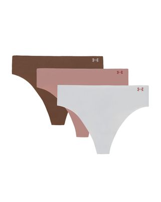 Paquete de 3 tangas para mujer Pure Stretch No Show Under Armour