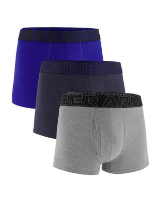 Boxer Performance de algodón 3"para hombre 3pk Under Armour