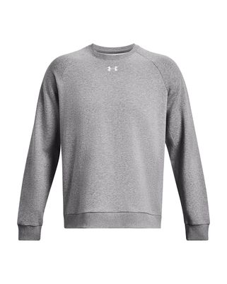 Polerón Under Armour Rival fleece crew gris para hombre