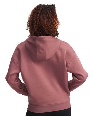 Polerón Lifestyle para mujer Project Rock Icon Fleece café Under Armour