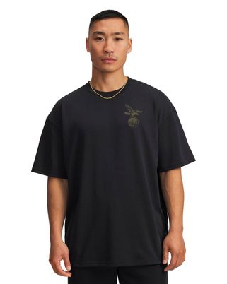 Polera manga corta de entrenamiento para hombre Project Rock negro Under Armour