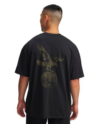 Polera manga corta de entrenamiento para hombre Project Rock negro Under Armour