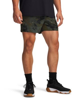 Short de entrenamiento para hombre Project Rock Ultimate verde Under Armour