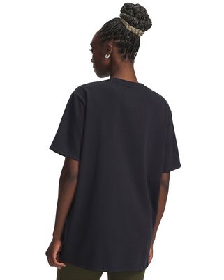 Polera manga corta de entrenamiento paea mujer Project Rock negra Under Armour